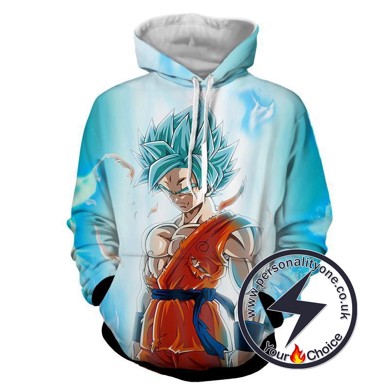 Dragon Ball Z - Goku SSJ Blue 3D - Hoodies